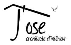 Logo J'ose architecte d'intérieur Toile adhésive